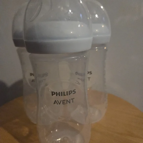 Philips Avent Natural Baby Bottles - White/Cream (3 Pack) - Picture 2 of 4